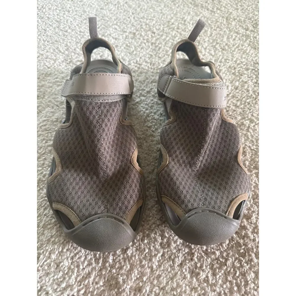 Crocs Swiftwater Mesh Deck Sandals Women's Size 9 Outdoor Water Beach